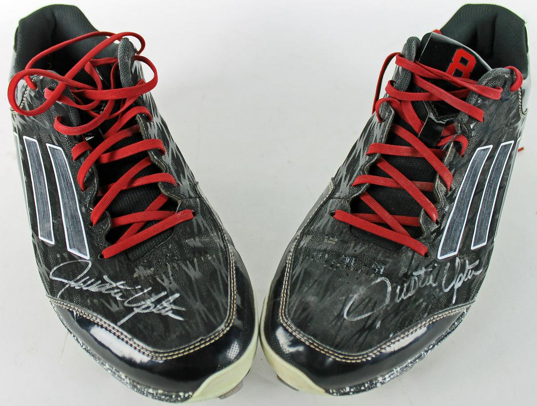 Braves Justin Upton Authentic Signed Game Used Adidas (1 of 6)