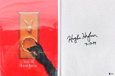 Hugh Hefner "7-17-99" Signed Inside The Playboy Mansion (1 of 1)