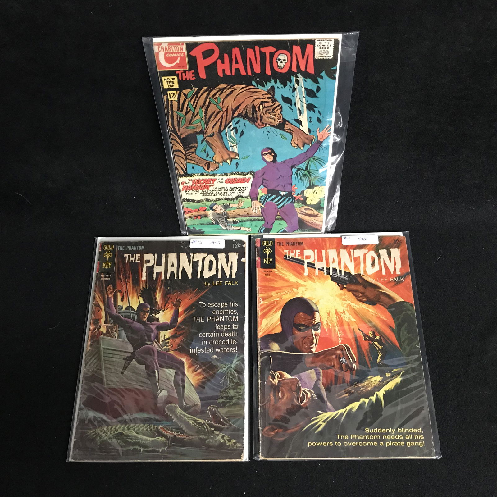 THE PHANTOM COMIC BOOK LOT (GOLD KEY/ CHARLTON) (1 of 1)