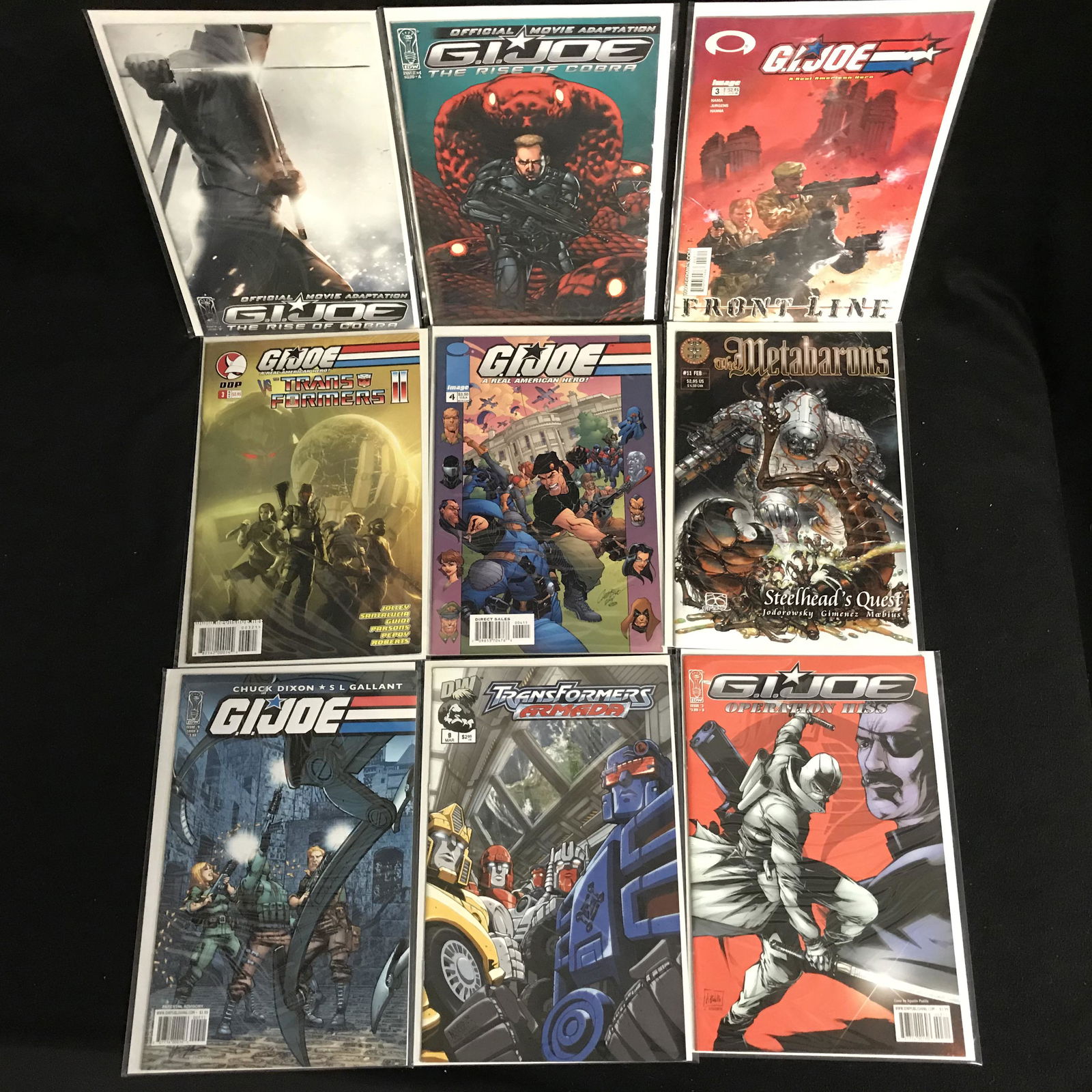 G.I JOE COMIC BOOK LOT (MARVEL COMICS) (1 of 1)
