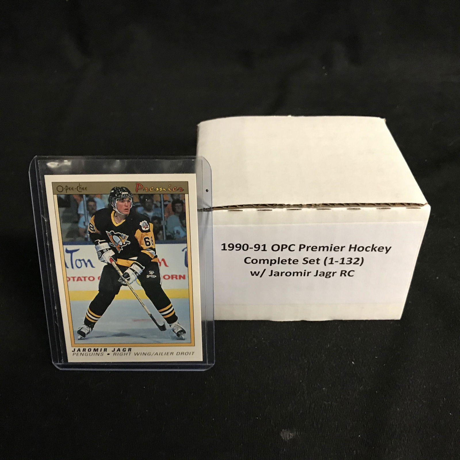 1990-91 O-PEE-CHEE PREMIER COMPLETE SET W/JAROMIR JAGR (1 of 1)