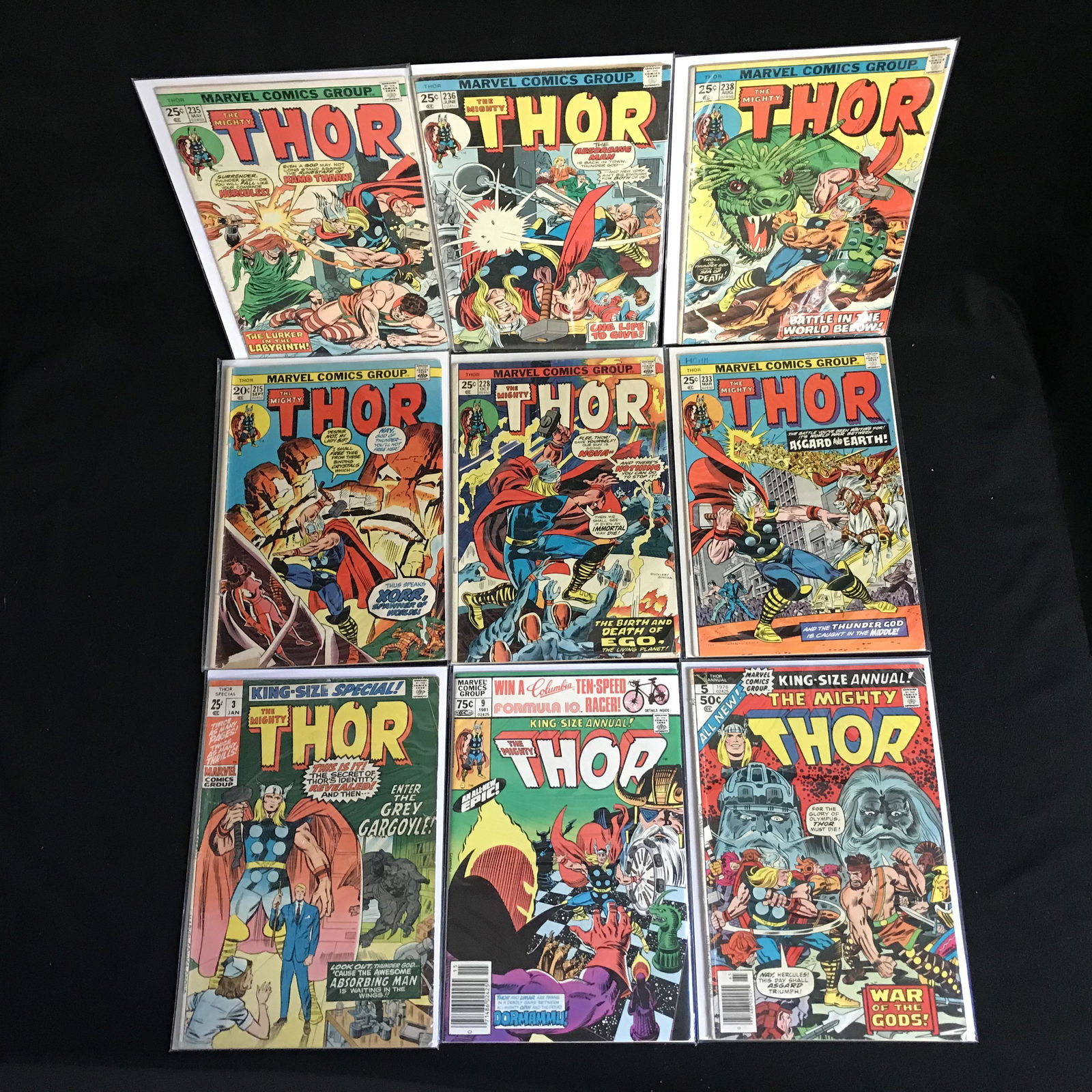 ASSORTED THOR COMIC BOOKS (1 of 1)