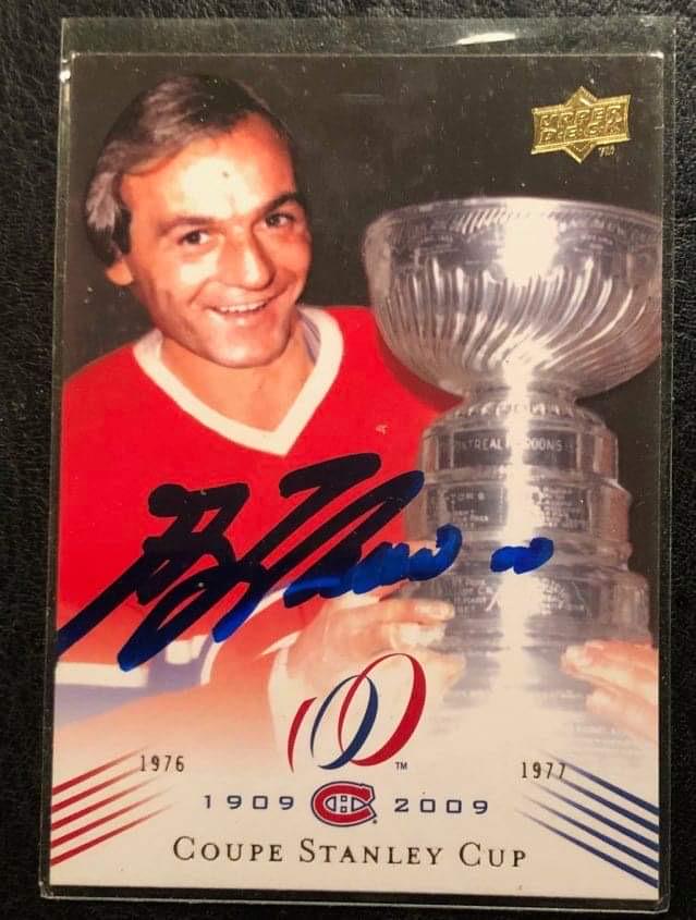 2008-09 UD MONTREAL CANADIEN CENTENNIAL #196 GUY: 2008-09 UD MONTREAL CANADIEN CENTENNIAL #196 GUY LAFLEUR SIGNED