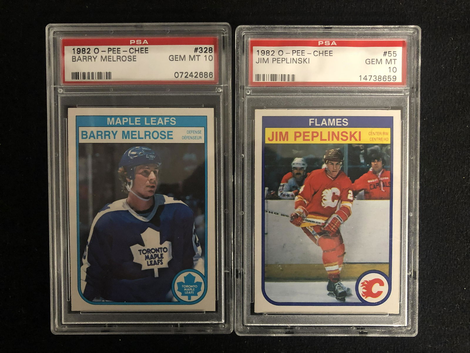 1982 O-PEE-CHEE GEM MT 10 GRADE HOCKEY CARD LOT (1 of 1)