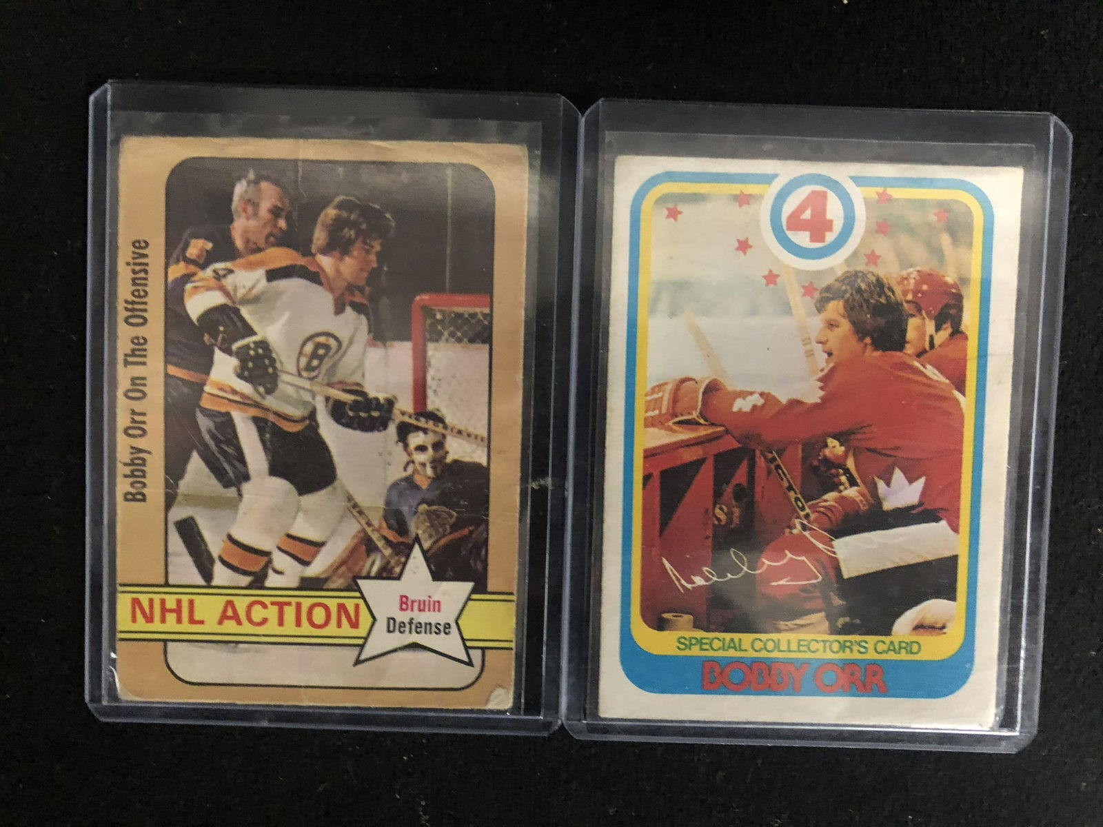 VINTAGE BOBBY ORR HOCKEY CARD LOT (1 of 2)
