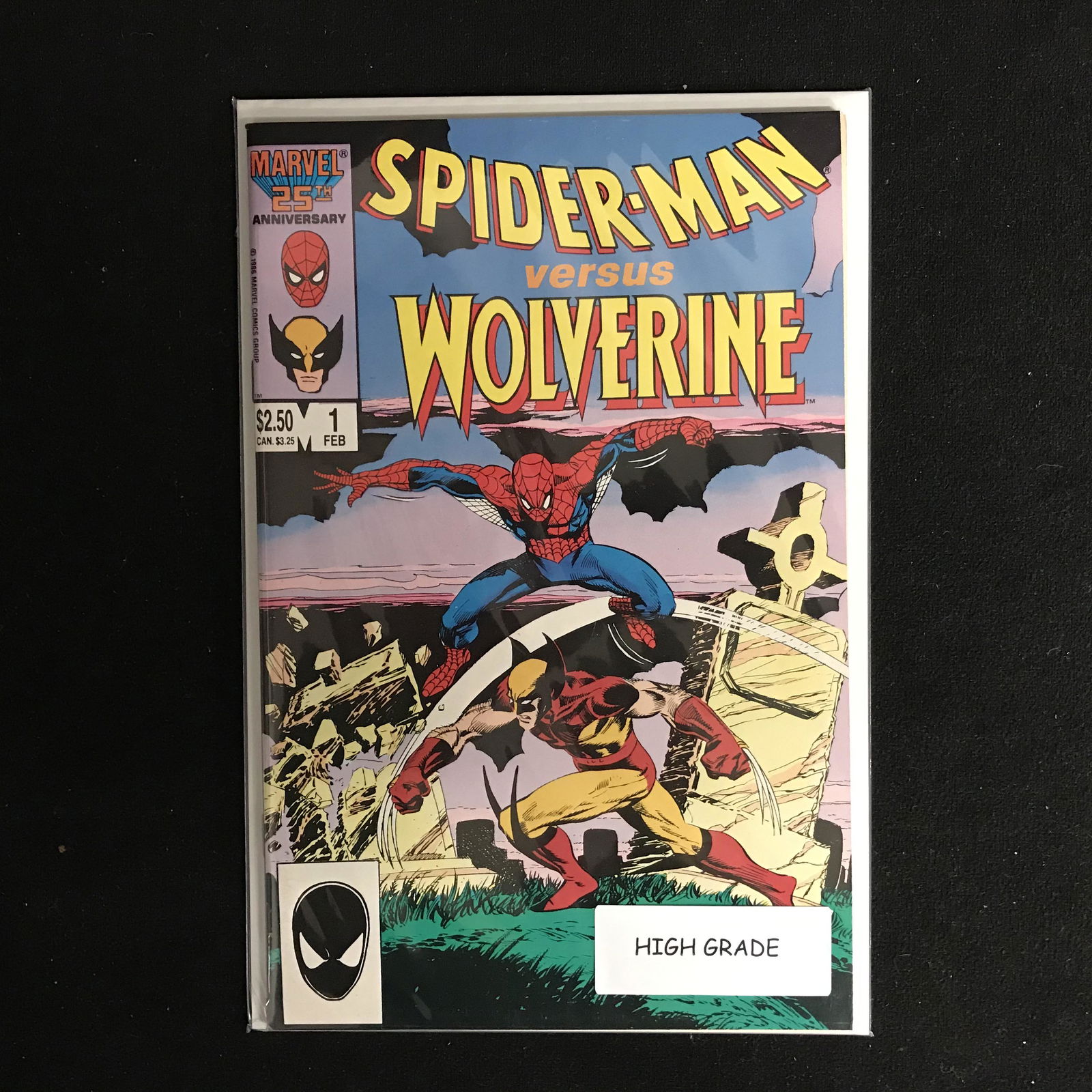 SPIDERMAN versus WOLVERINE #1 (MARVEL COMICS) (1 of 1)