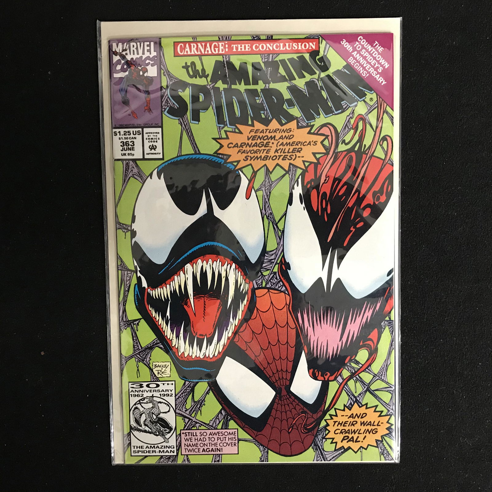 THE AMAZING SPIDER-MAN #363 (MARVEL COMICS) (1 of 1)