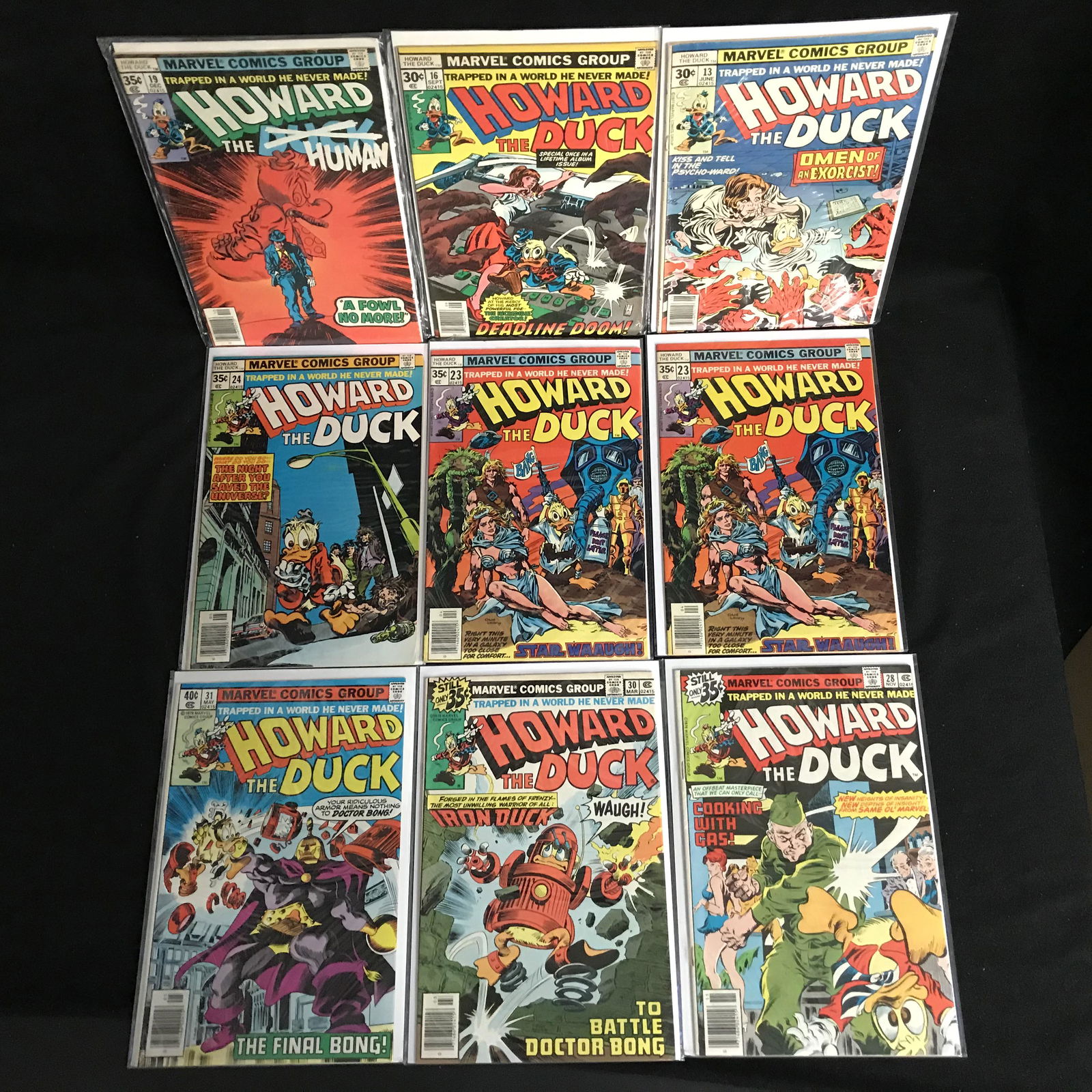 HOWARD THE DUCK COMIC BOOK LOT (MARVEL COMICS) (1 of 1)