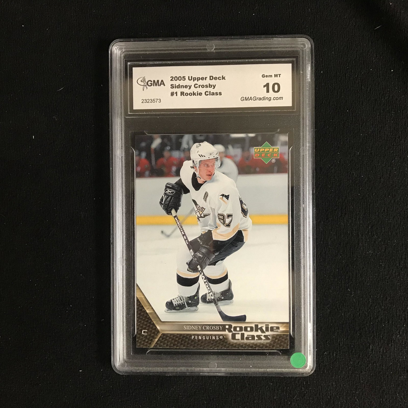2005 UPPER DECK SIDNEY CROSBY #1 ROOKIE CLASS (GEM MINT: 2005 UPPER DECK SIDNEY CROSBY #1 ROOKIE CLASS (GEM MINT 10)