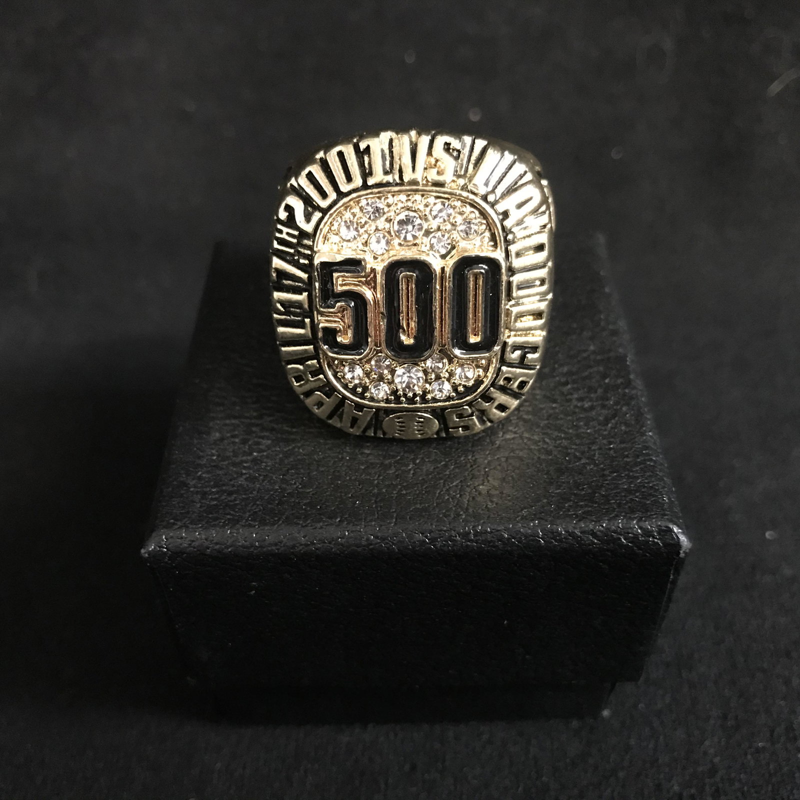 BARRY BONDS 500th HOME RUN COMMEMORATIVE RING (REPLICA): BARRY BONDS 500th HOME RUN COMMEMORATIVE RING (REPLICA)