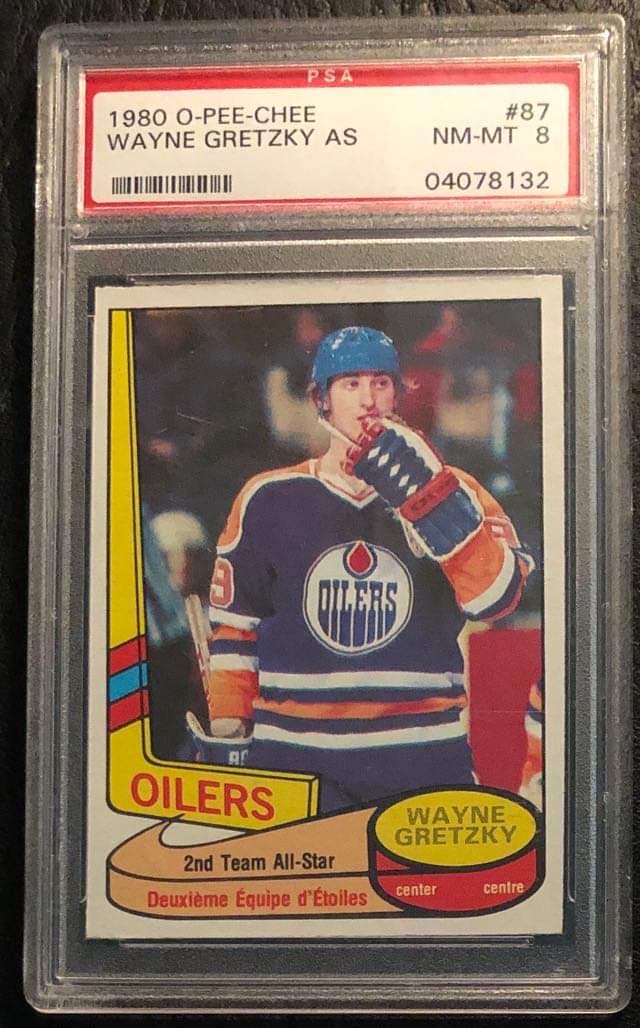 1980 O-PEE-CHEE #87 WAYNE GRETZKY (PSA 8) (1 of 2)