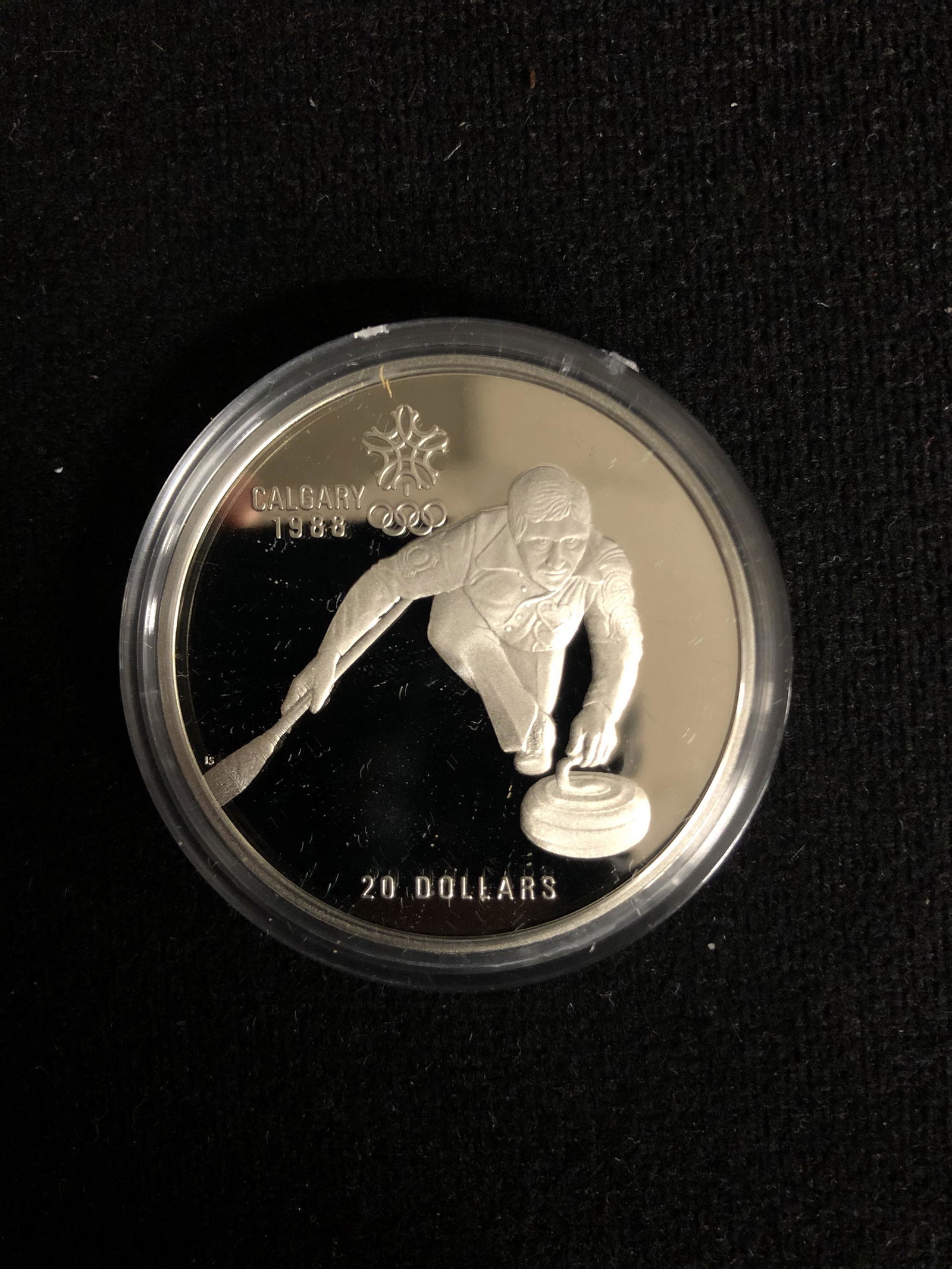 1985 Canada $20 Proof 1988 Calgary Olympic Coin (1 of 2)