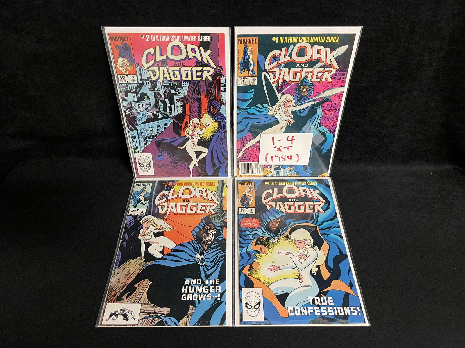 CLOAK AND DAGGER #1-4 COMIC BOOK LOT: CLOAK AND DAGGER #1-4 COMIC BOOK LOT