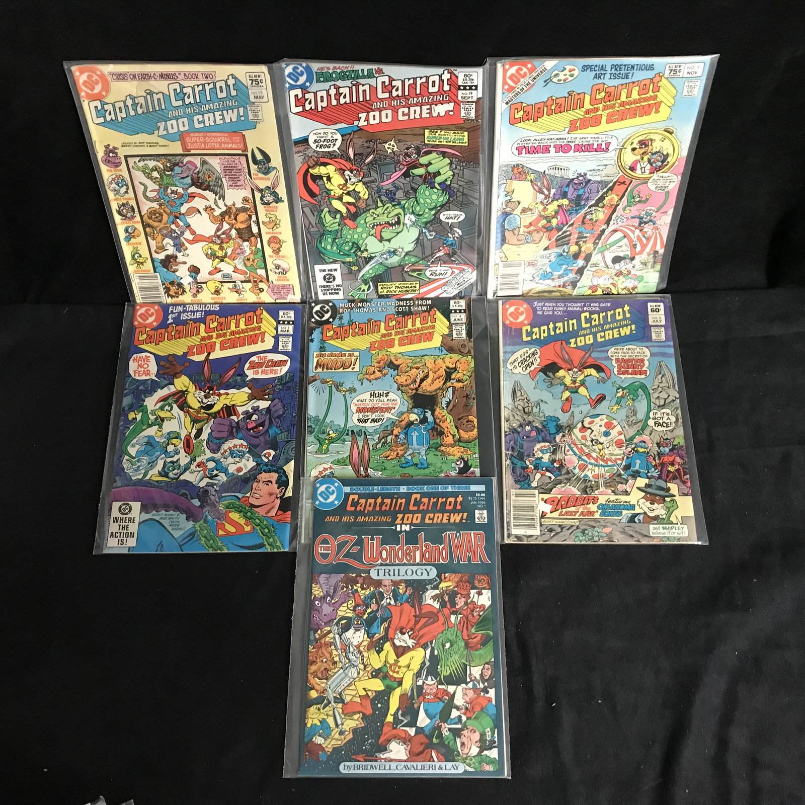 CAPTAIN CARROT COMIC BOOK LOT (DC COMICS): CAPTAIN CARROT COMIC BOOK LOT (DC COMICS)