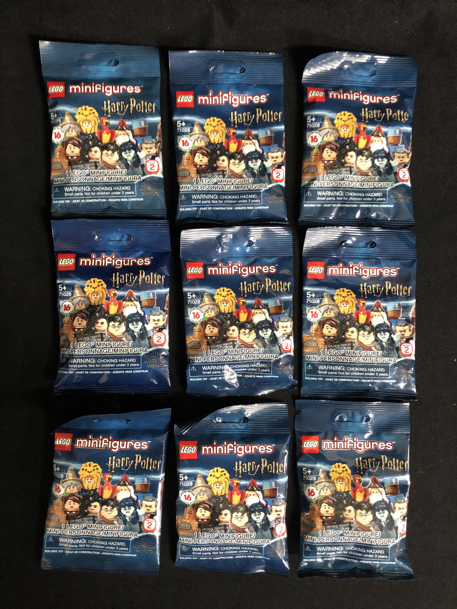 (9X) LEGO: MINIFIGURES "HARRY POTTER" PACKS: (9X) LEGO: MINIFIGURES "HARRY POTTER" PACKS