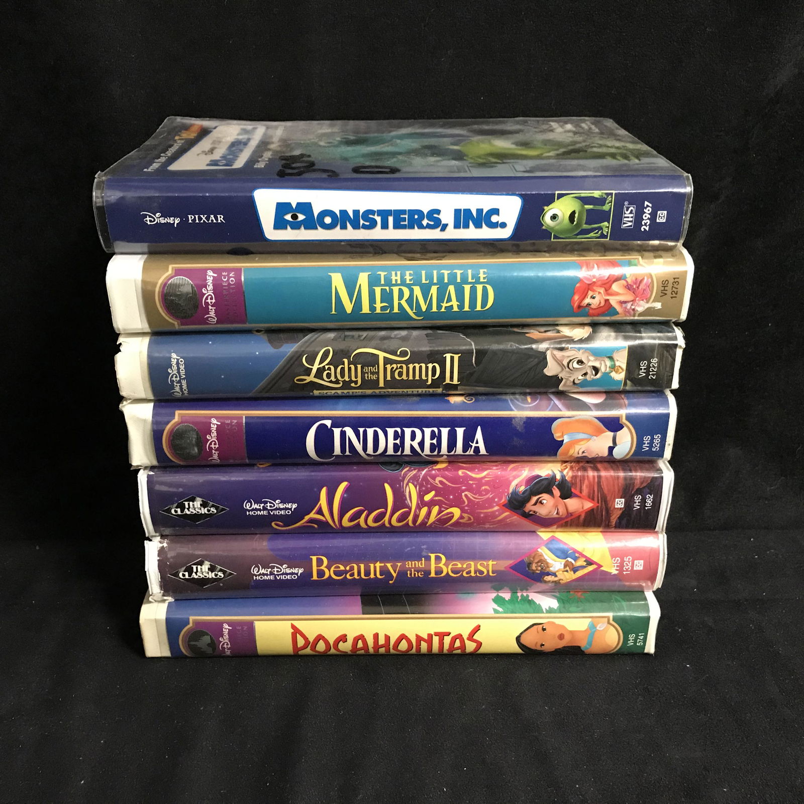 Assorted Disney Classic Vhs Tapes