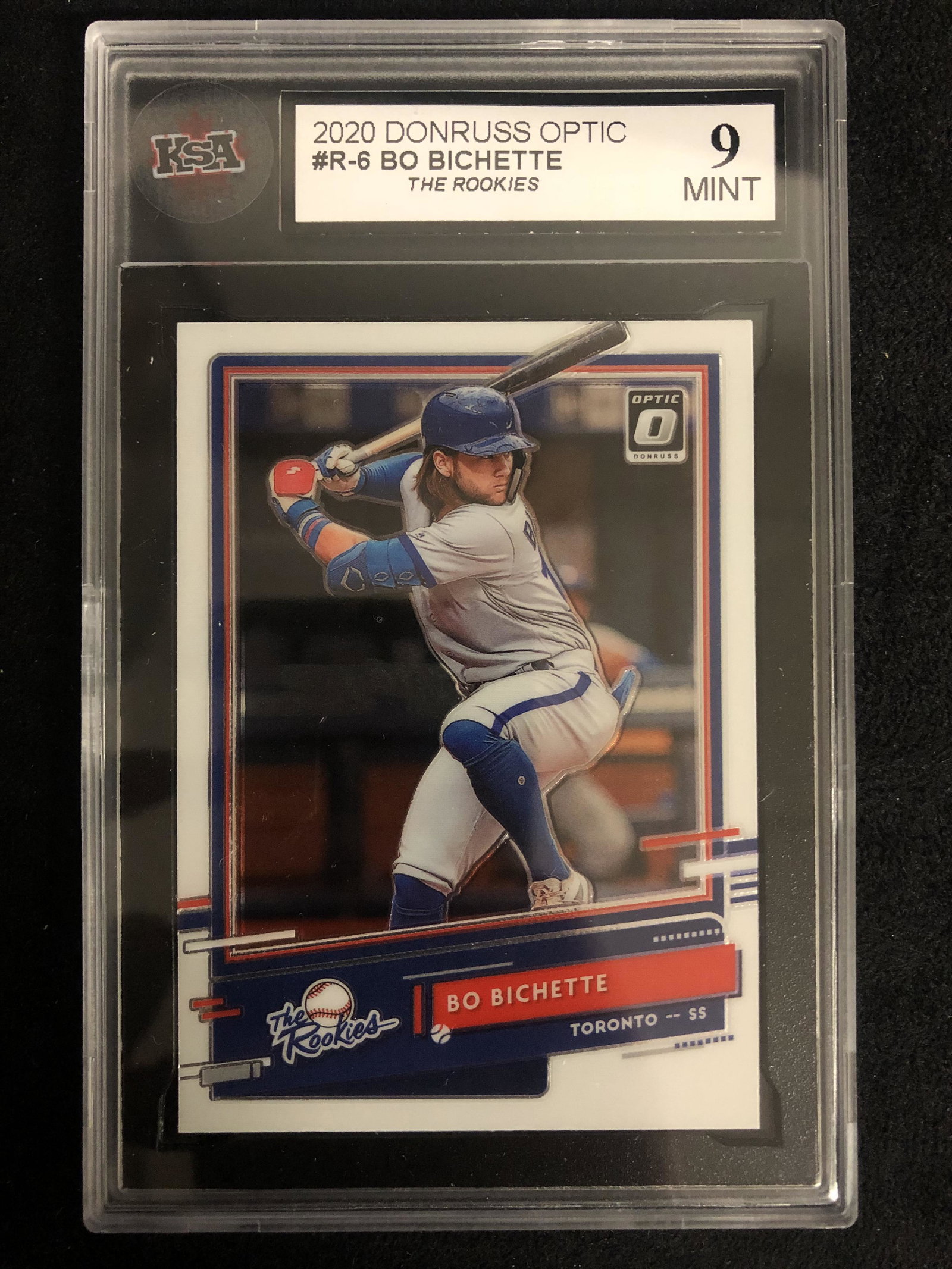 2020 DONRUSS OPTIC #R-6 BO BICHETTE (KSA 9): 2020 DONRUSS OPTIC #R-6 BO BICHETTE (KSA 9)