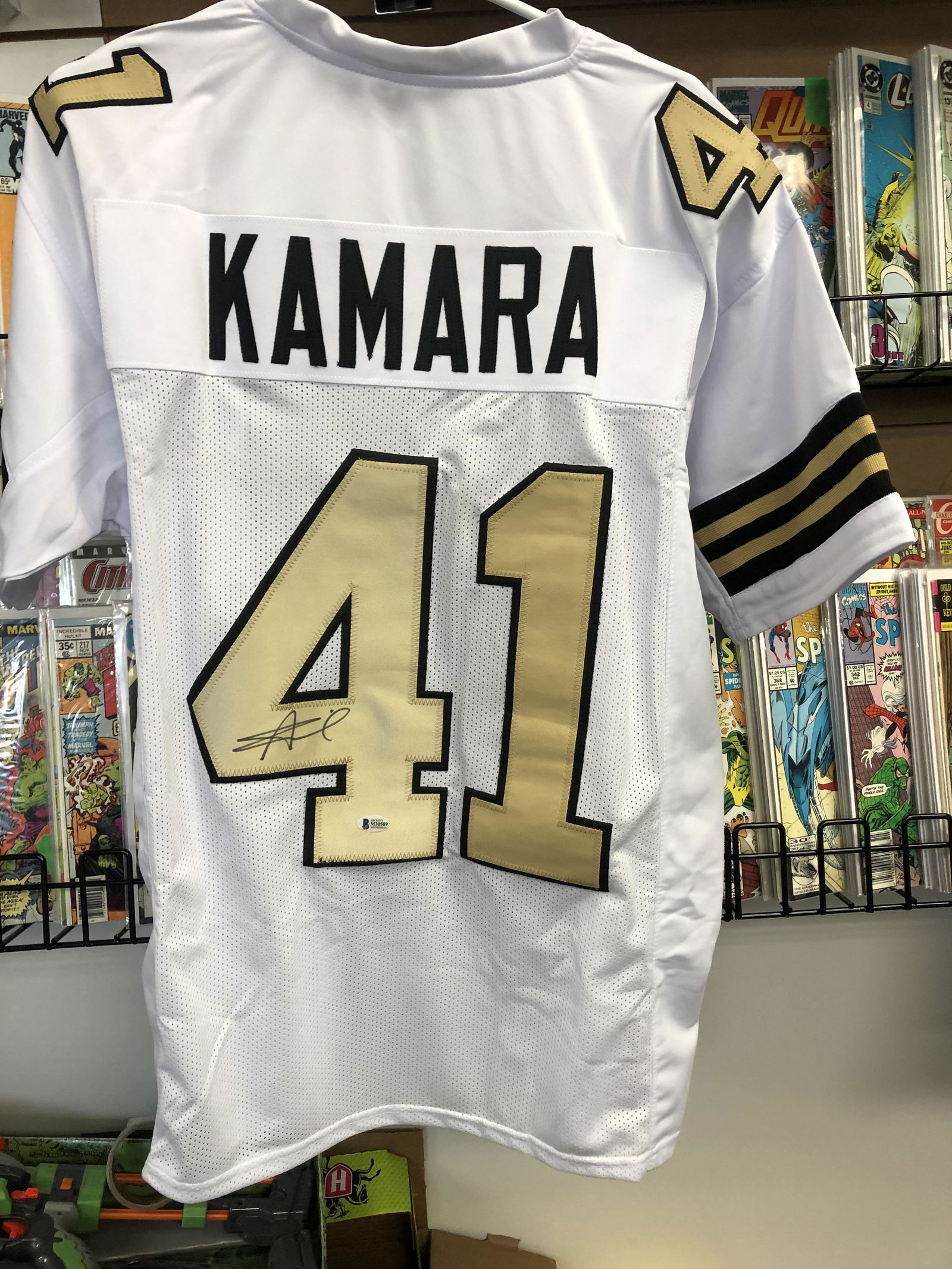 ALVIN KAMARA AUTHENTIC SIGNED WHITE PRO STYLE JERSEY (1 of 2)