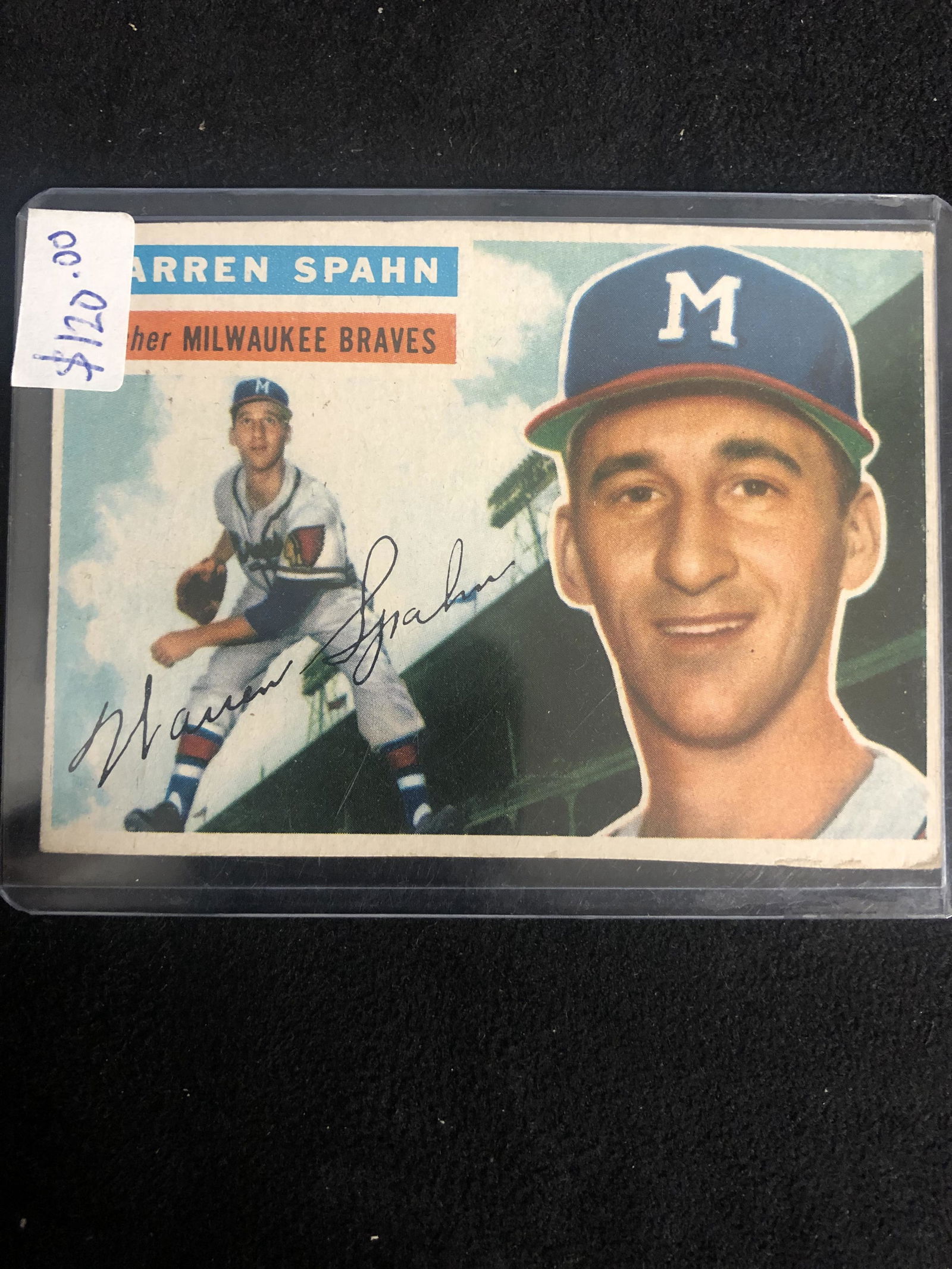 1956 TOPPS #10 WARREN SPAHN (1 of 2)