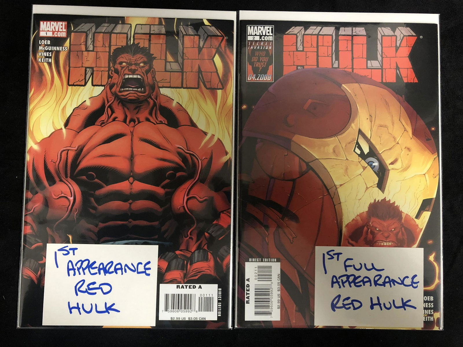HULK #1 & #2 (MARVEL COMICS) (1 of 1)