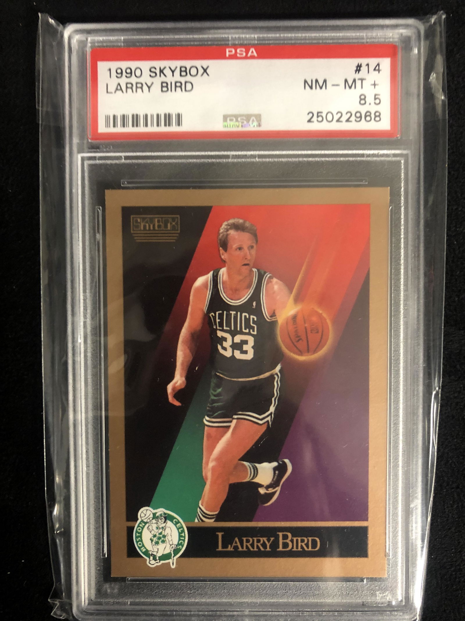 1990 SKYBOX #14 LARRY BIRD (PSA 8.5) (1 of 1)