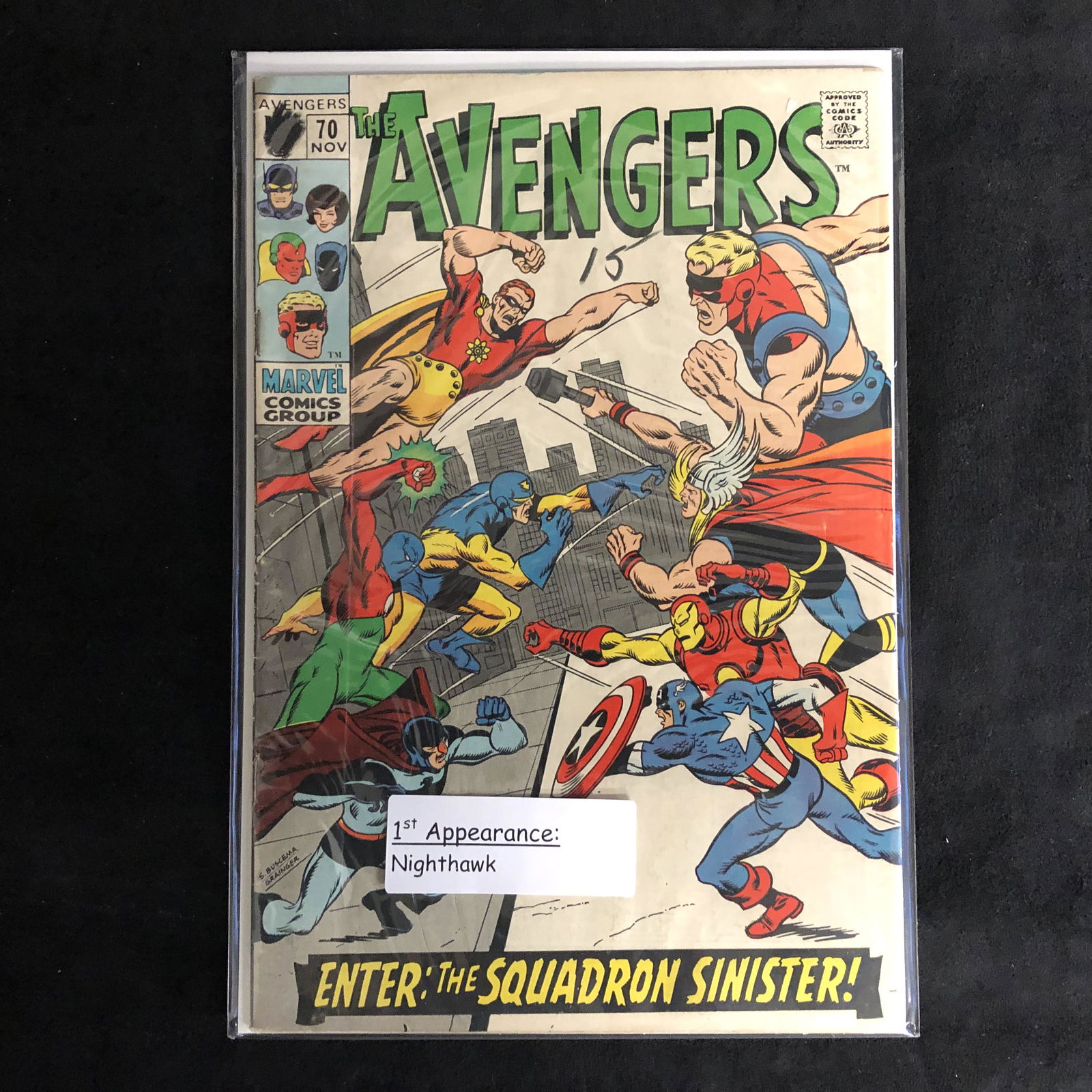 THE AVENGERS #70 (MARVEL COMICS) (1 of 1)
