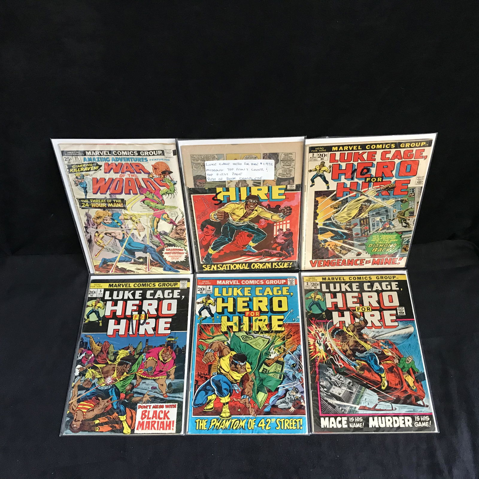 LUKE CAGE COMIC BOOK LOT (MARVEL COMICS) (1 of 1)