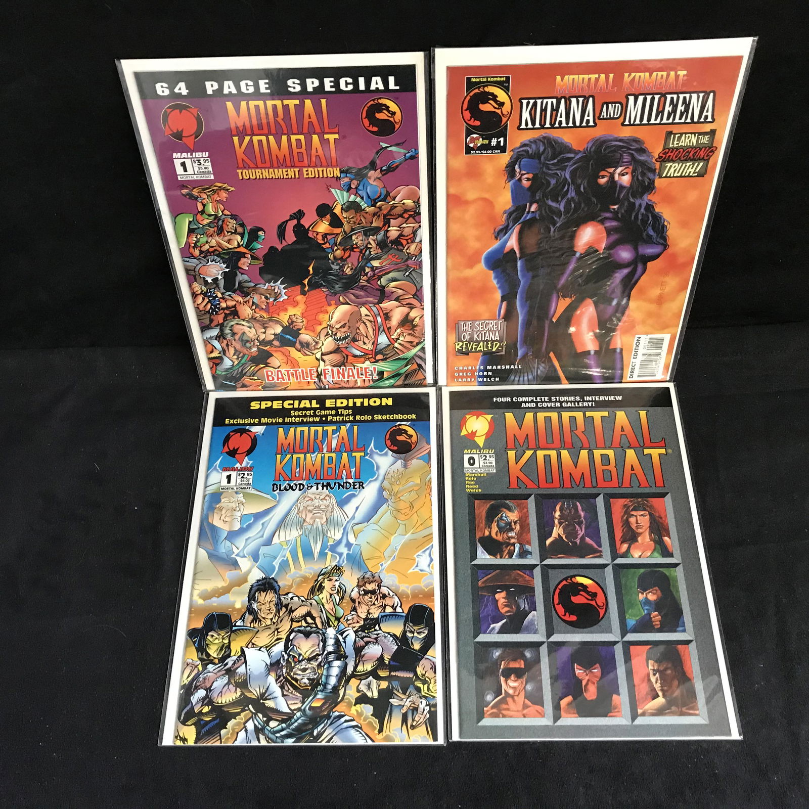 MORTAL KOMBAT COMIC BOOK LOT (MALIBU COMICS) (1 of 1)
