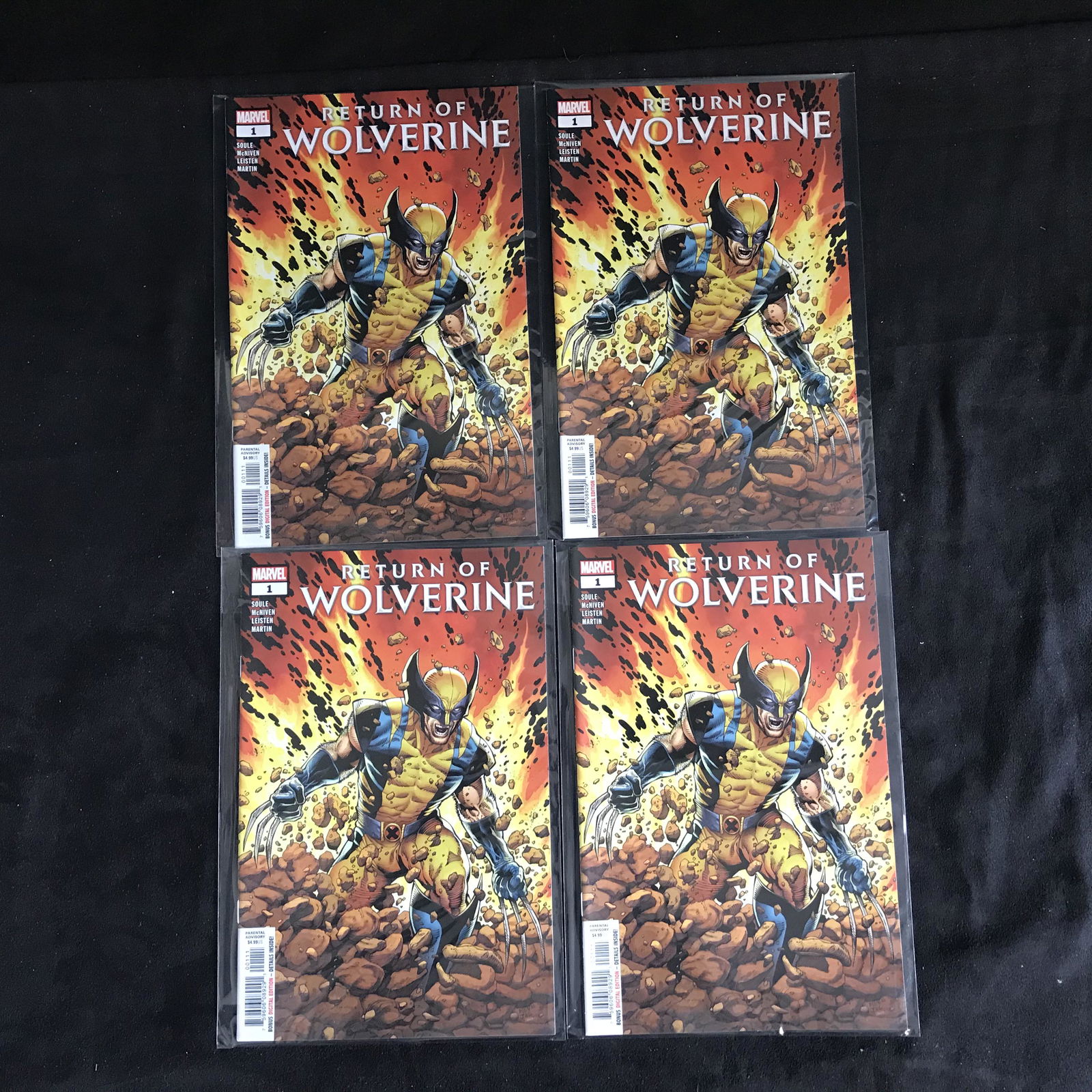 RETURN OF WOLVERINE #1 (MARVEL COMICS) X4 (1 of 1)