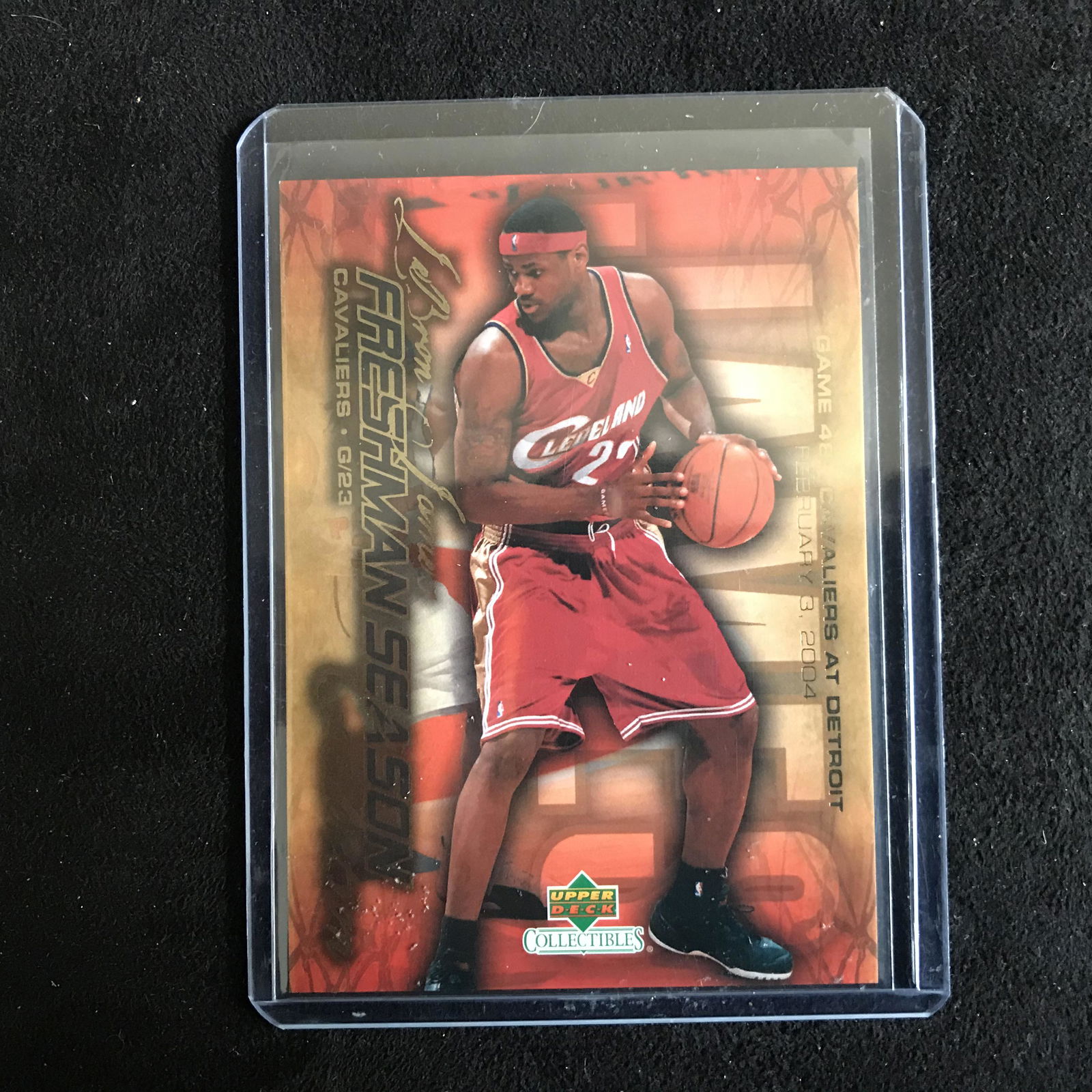 03-04 Upper Deck Freshman Season Collection Lebron (1 of 1)