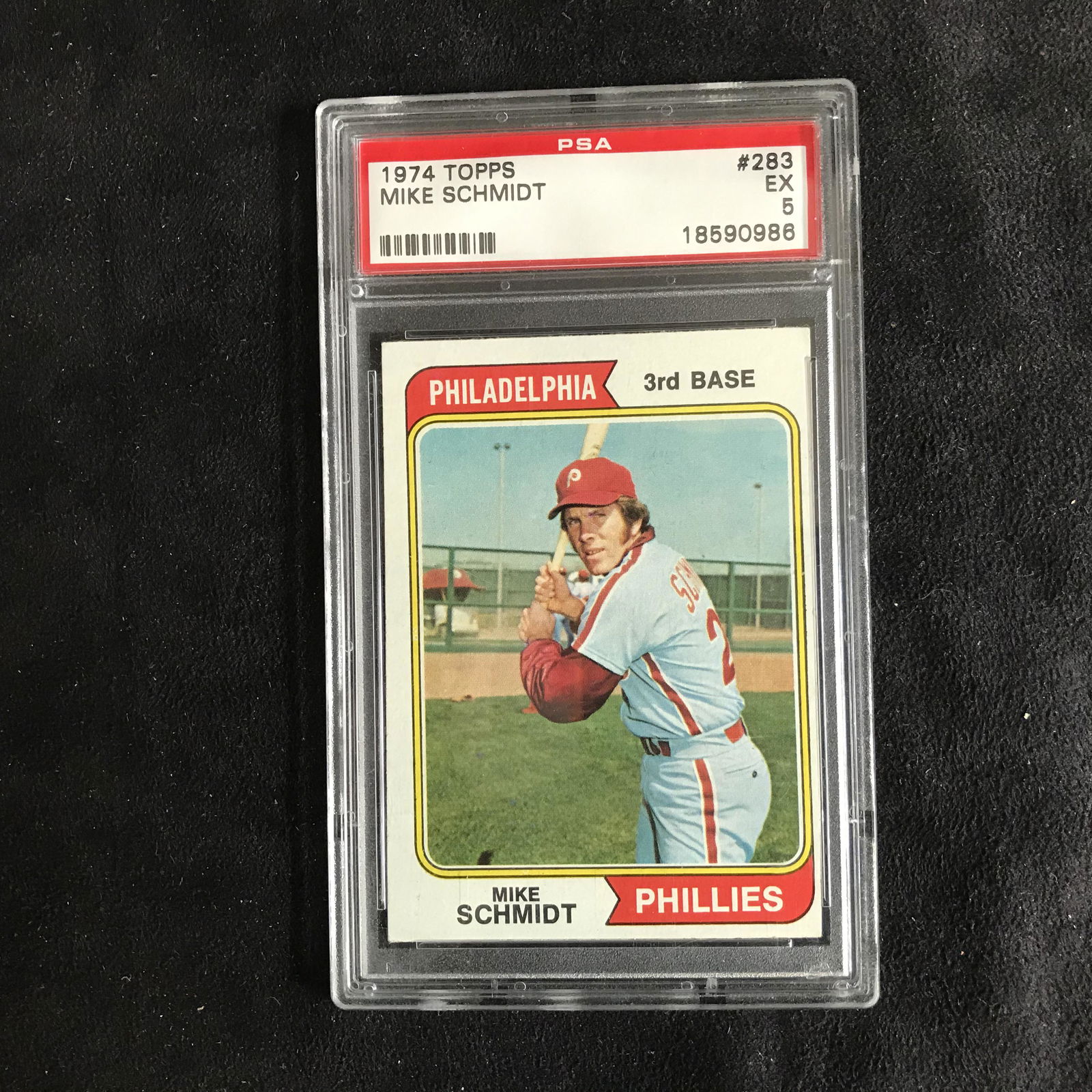 1974 TOPPS #283 MIKE SCHMIDT (EX 5) (1 of 1)
