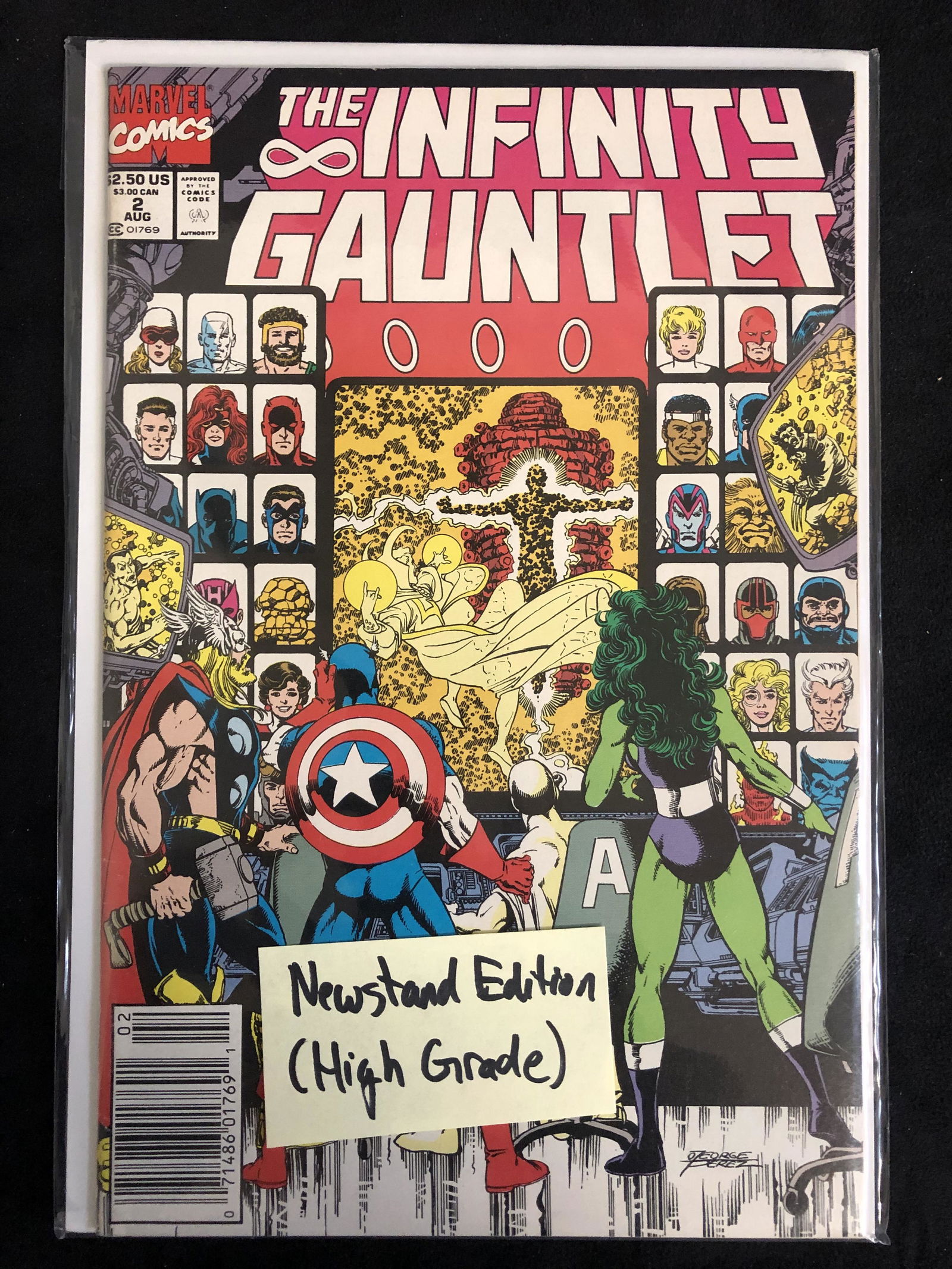 THE INFINITY GAUNTLET #2 (MARVEL COMICS) (1 of 1)