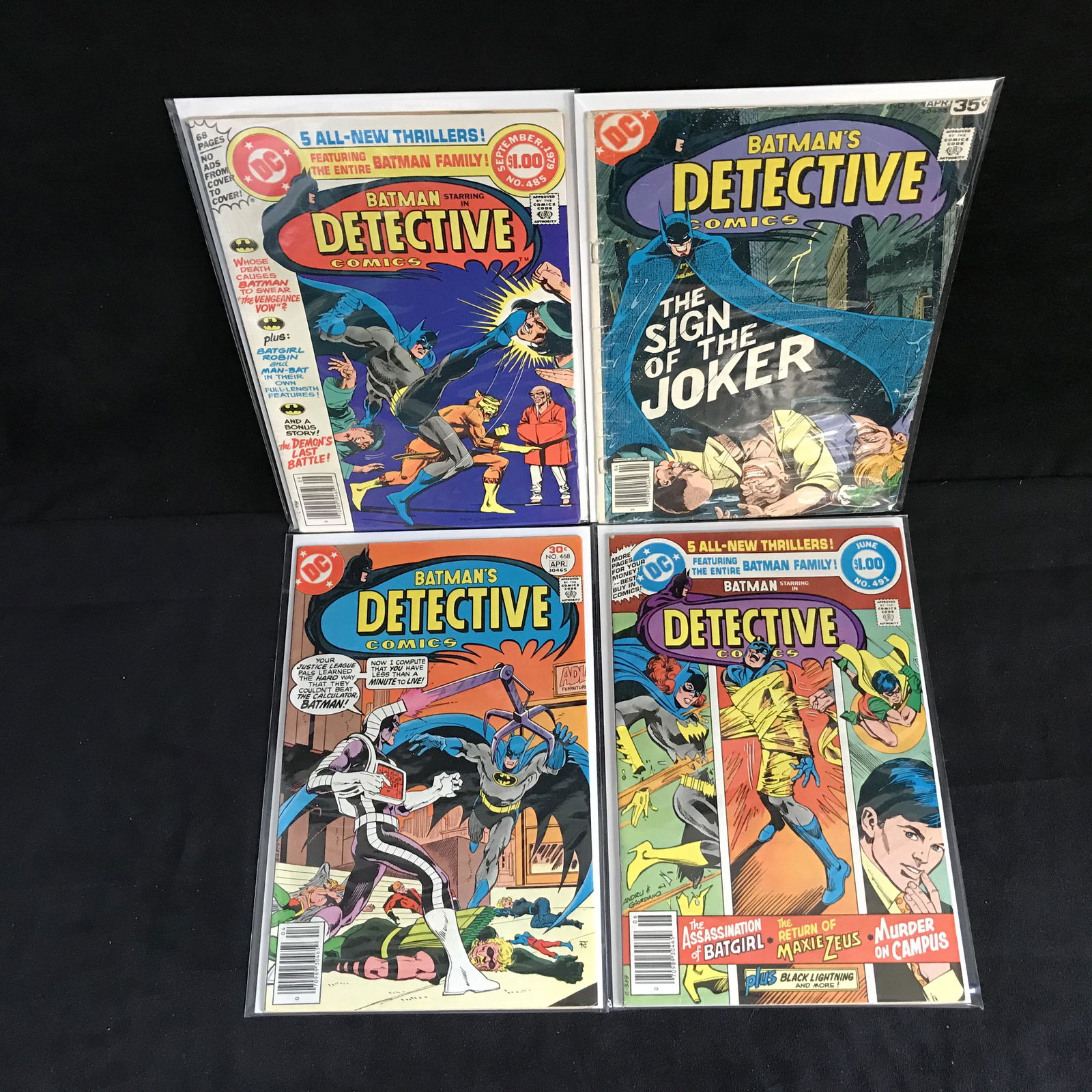 BATMAN'S DETECTIVE COMICS BOOK LOT (DC COMICS) (1 of 1)