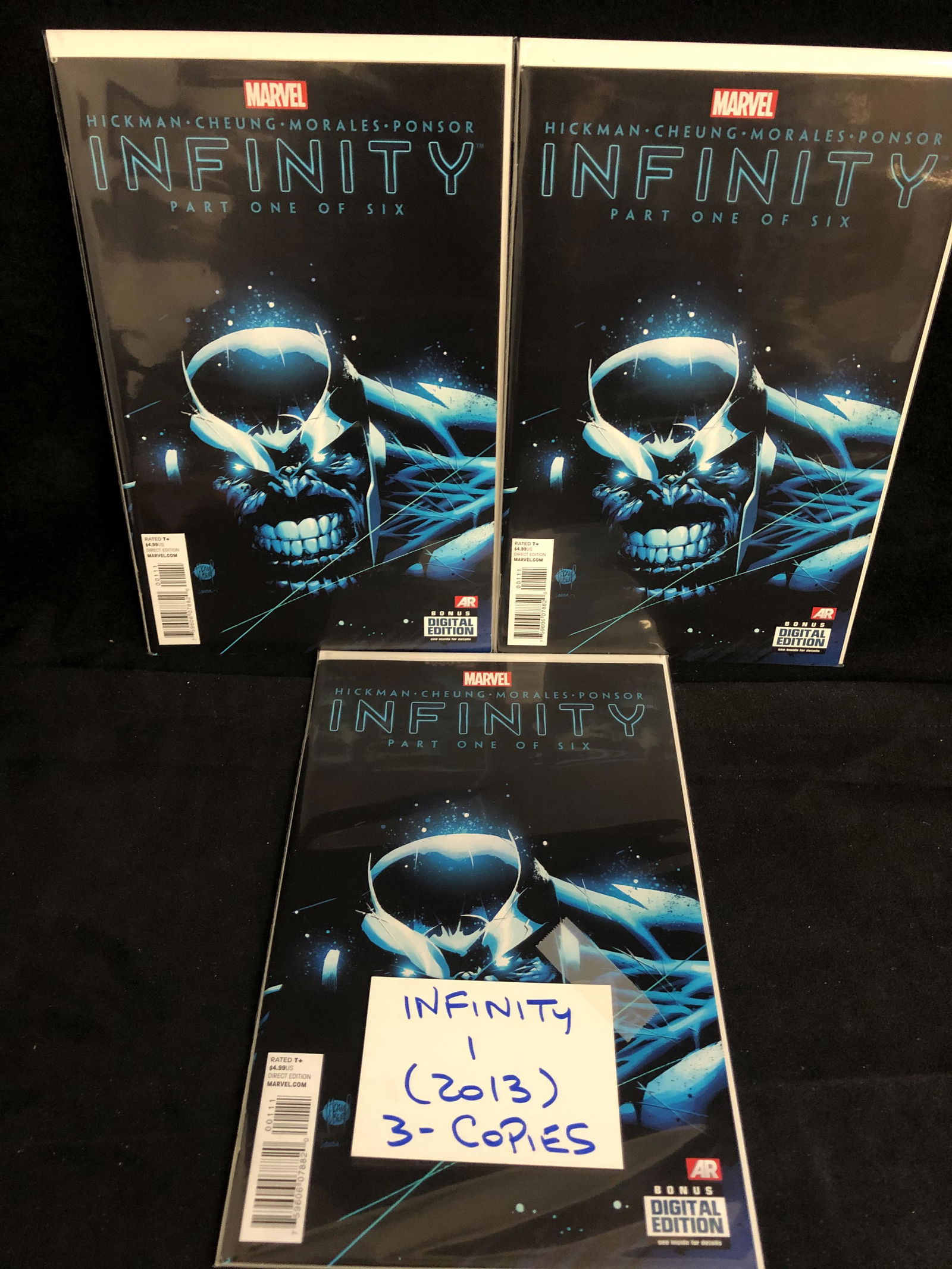 INFINITY #1 (MARVEL COMICS) X3 (1 of 1)