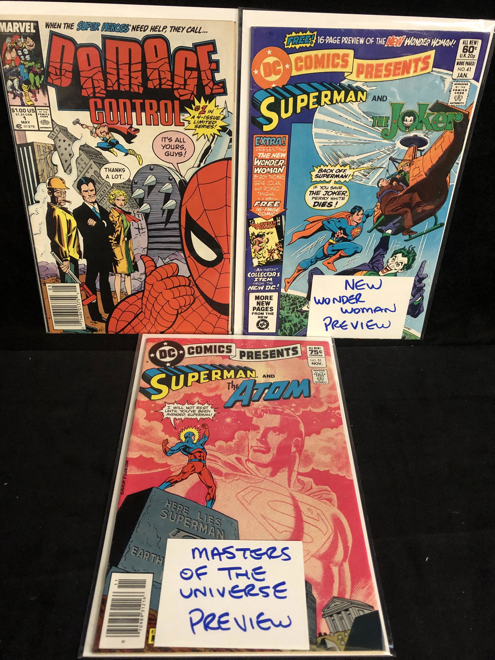 DC COMICS PRESENTS/ DAMAGE CONTROL COMIC BOOK LOT (1 of 1)