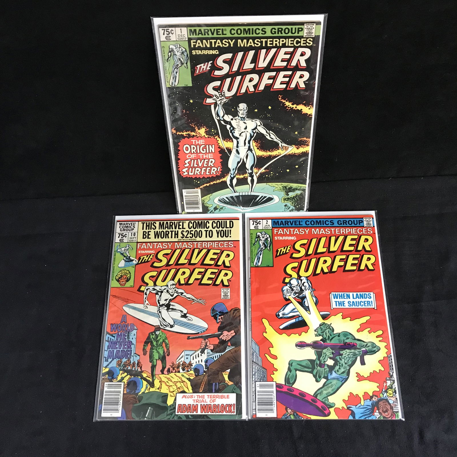 THE SILVER SURFER COMIC BOOK LOT (MARVEL COMICS) (1 of 1)