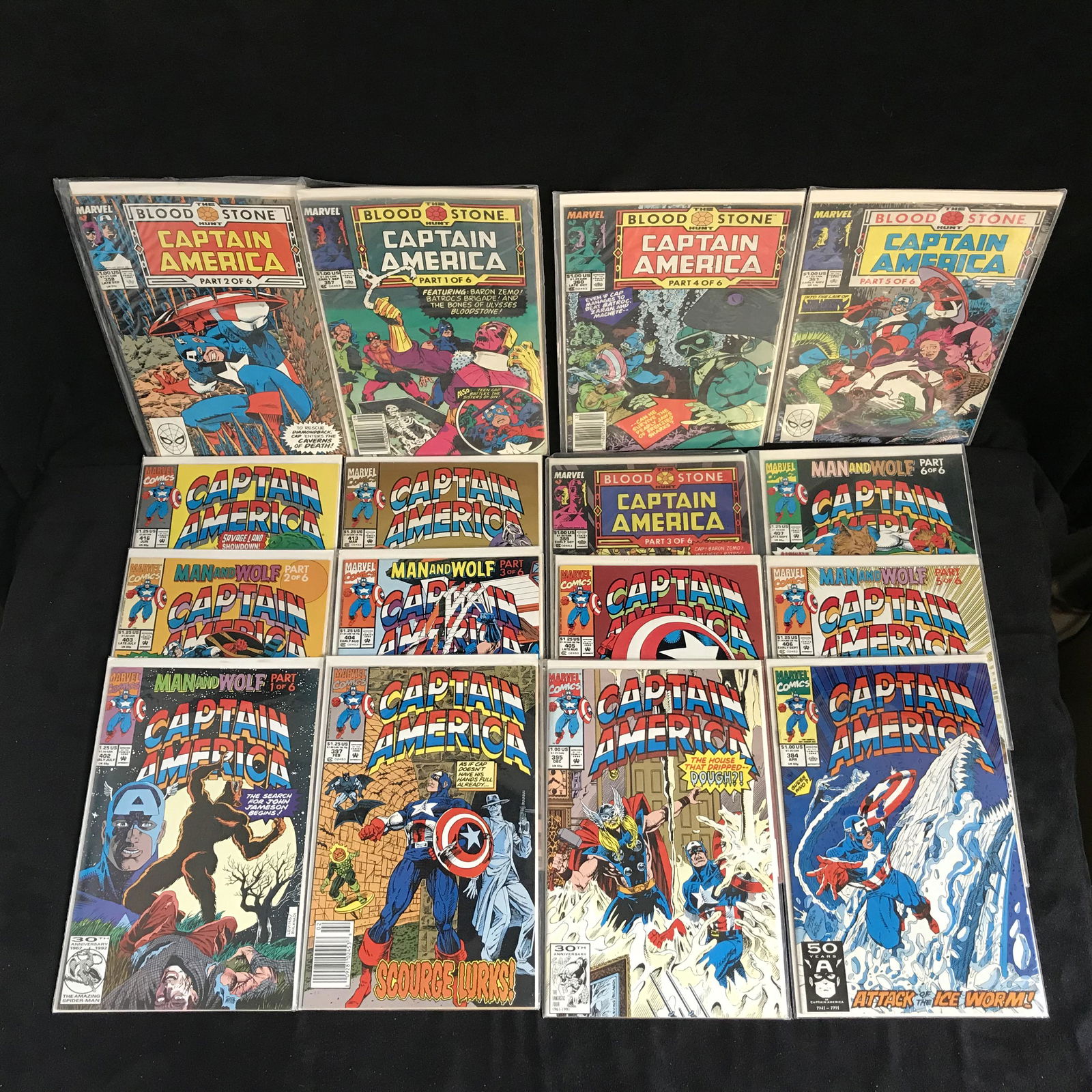 CAPTAIN AMERICA COMIC BOOK LOT (MARVEL COMICS) (1 of 1)