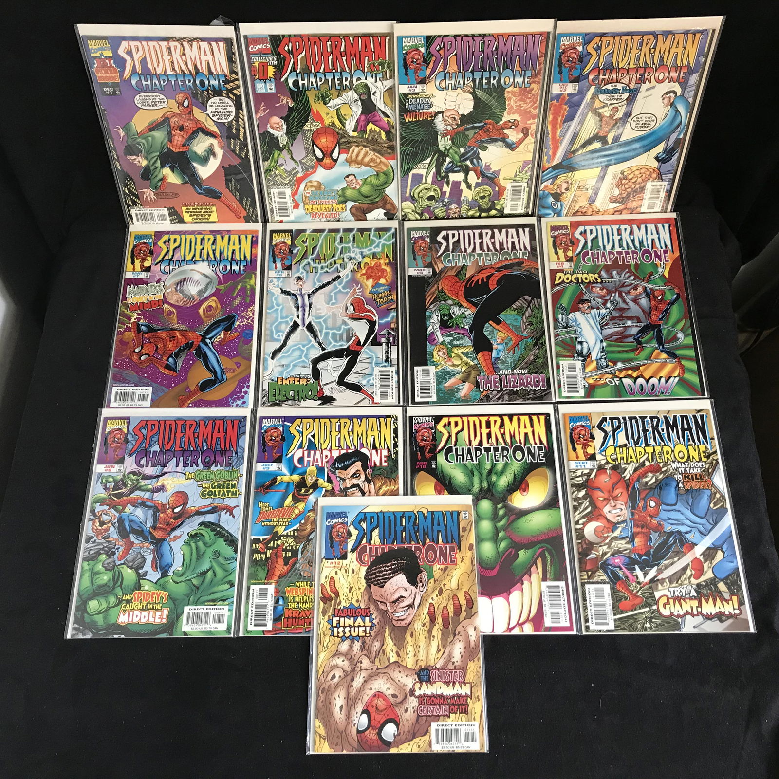 SPIDER-MAN CHAPTER ONE COMIC BOOK LOT (MARVEL COMICS) (1 of 1)