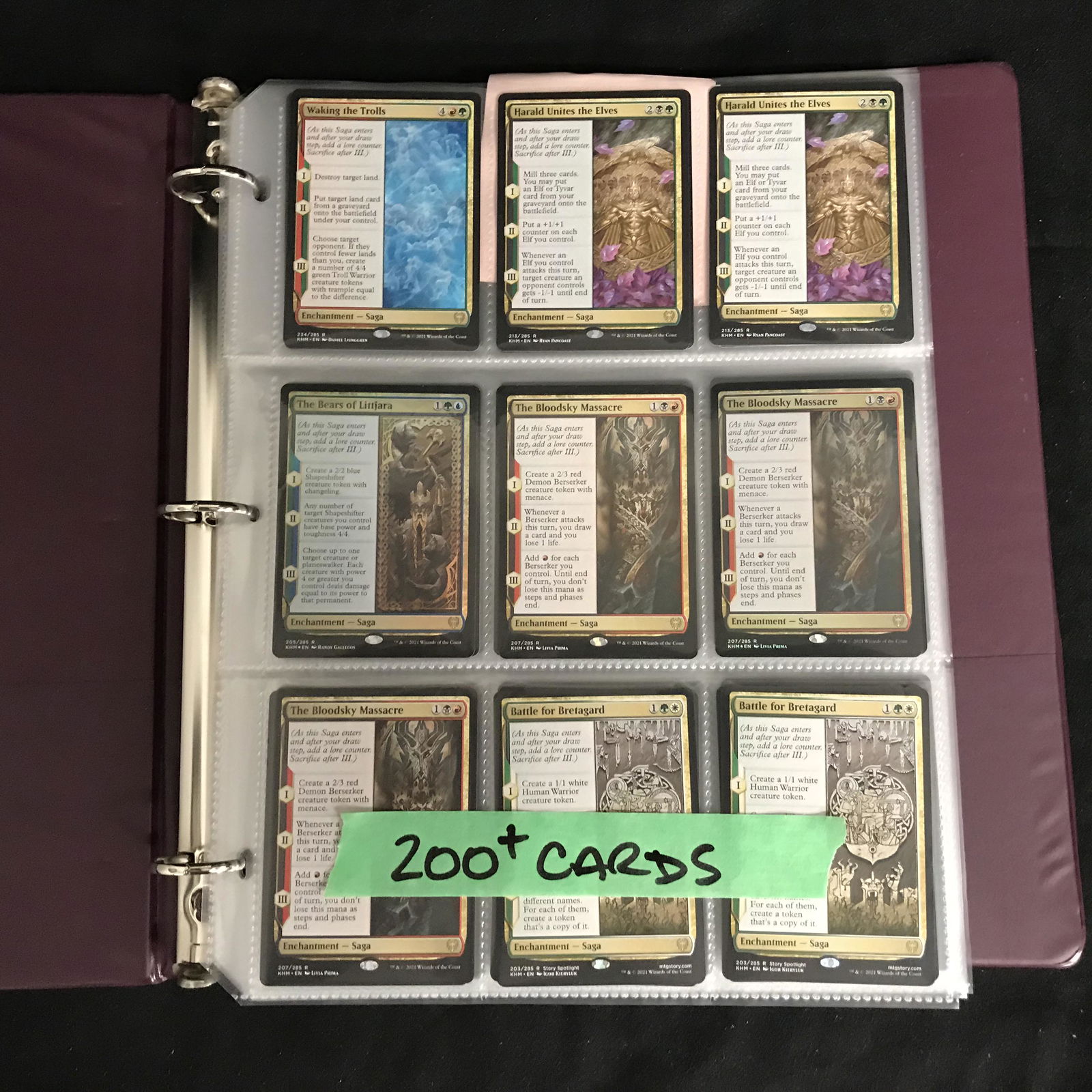 200+ MAGIC THE GATHERING TRADING CARDS (1 of 4)