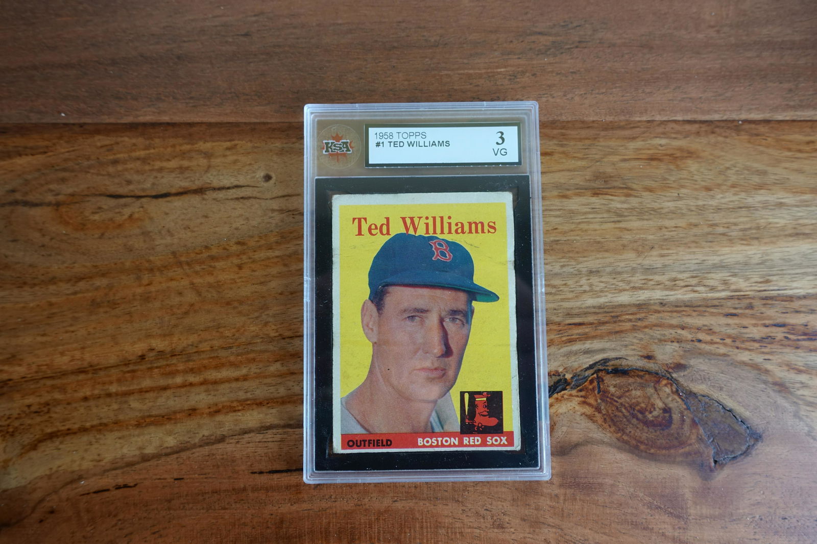 1958 TOPPS #1 TED WILLIAMS (KSA 3) (1 of 2)