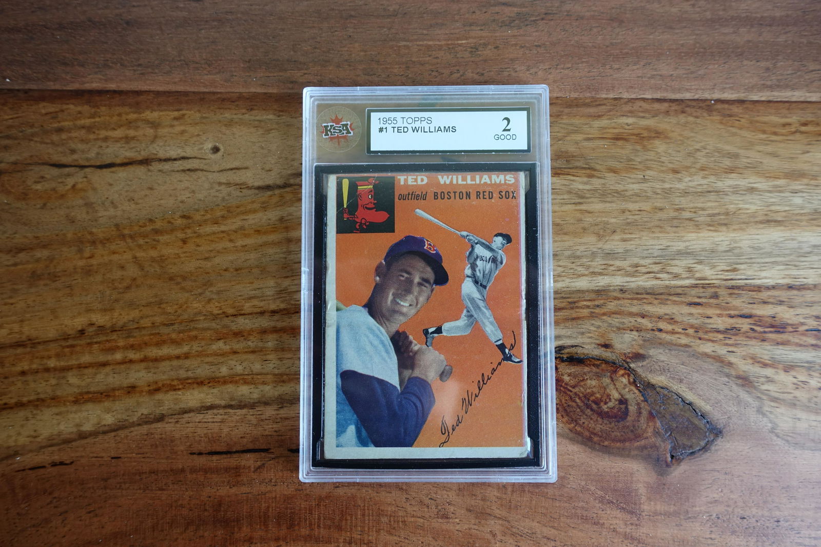 1955 TOPPS #1 TED WILLIAMS (KSA 2) (1 of 2)