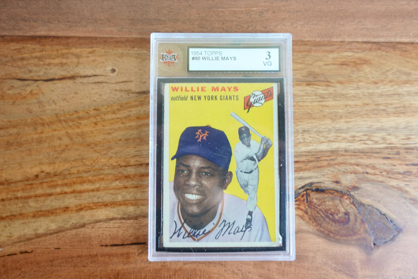 1954 TOPPS #90 WILLIE MAYS (KSA 3): 1954 TOPPS #90 WILLIE MAYS (KSA 3)