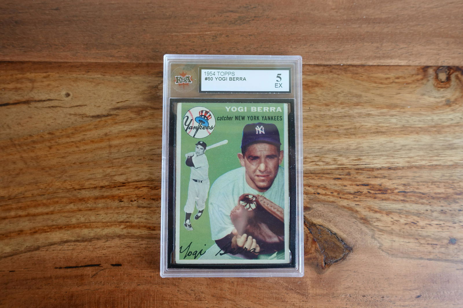 1954 TOPPS #50 YOGI BERRA (KSA 5) (1 of 2)