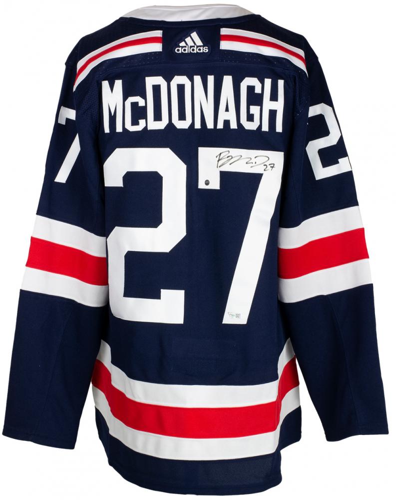 Ryan McDonagh Signed Adidas Rangers Jersey (Steiner Hol: Ryan McDonagh Signed Adidas Rangers Jersey (Steiner Hologram)