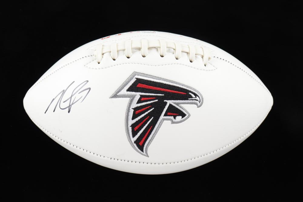 Michael Vick Signed Falcons Logo Football (JSA COA) (1 of 2)
