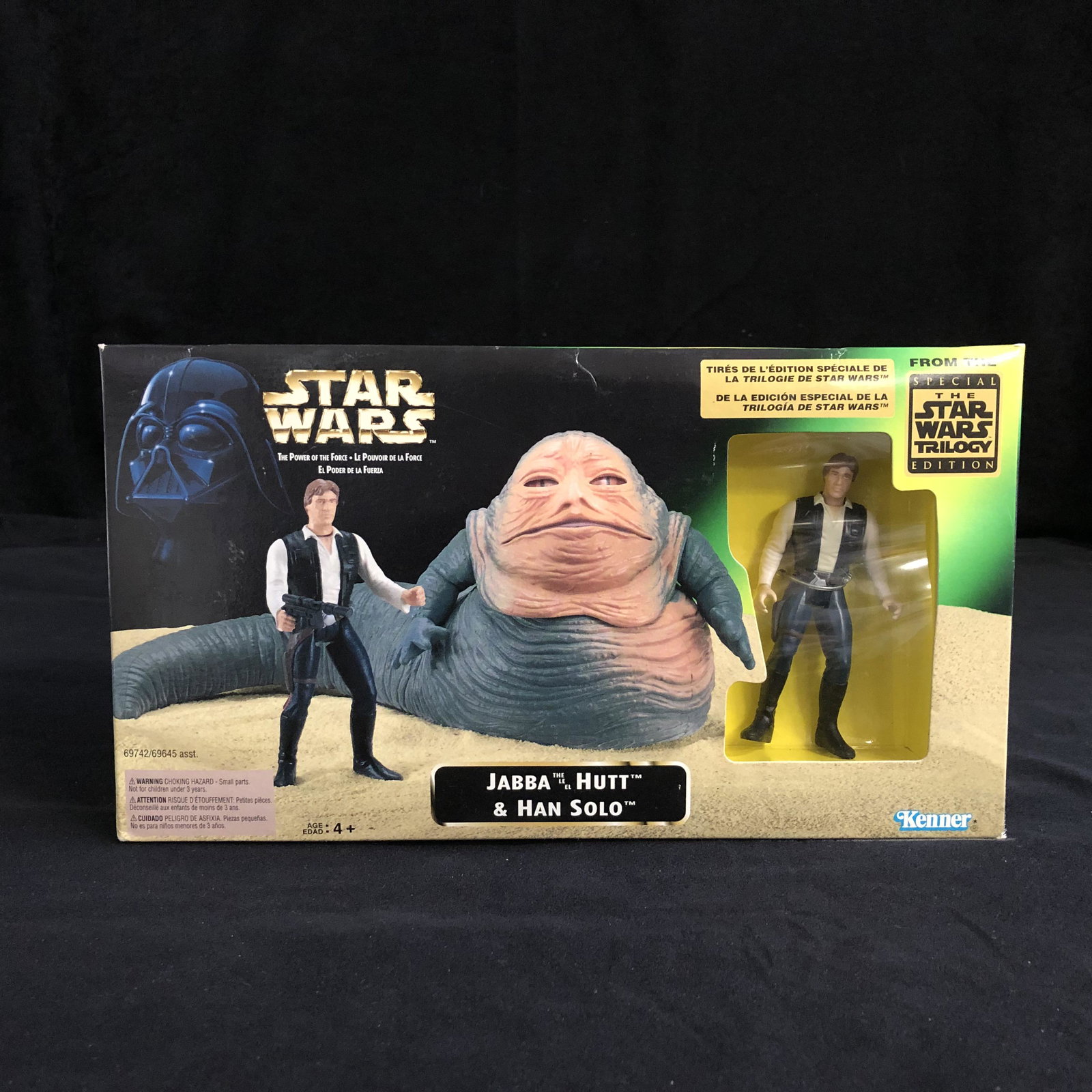 STAR WARS "JABBA THE HUT & HAN SOLO" ACTION FIGURES: STAR WARS "JABBA THE HUT & HAN SOLO" ACTION FIGURES