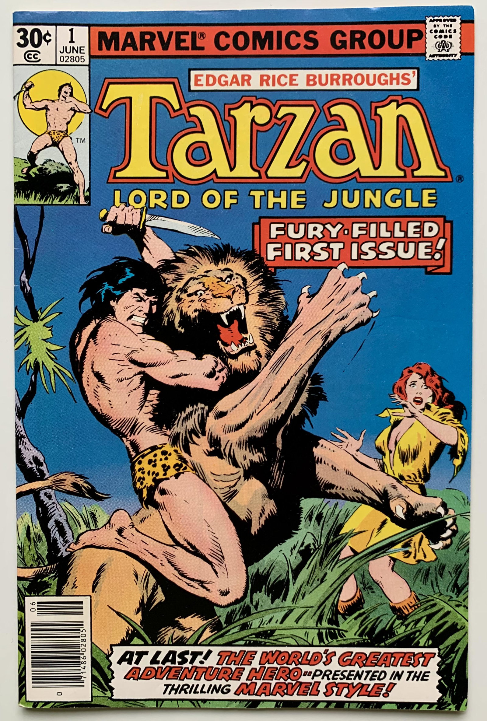 TARZAN: LORD OF THE JUNGLE #1 (MARVEL COMICS): TARZAN: LORD OF THE JUNGLE #1 (MARVEL COMICS)