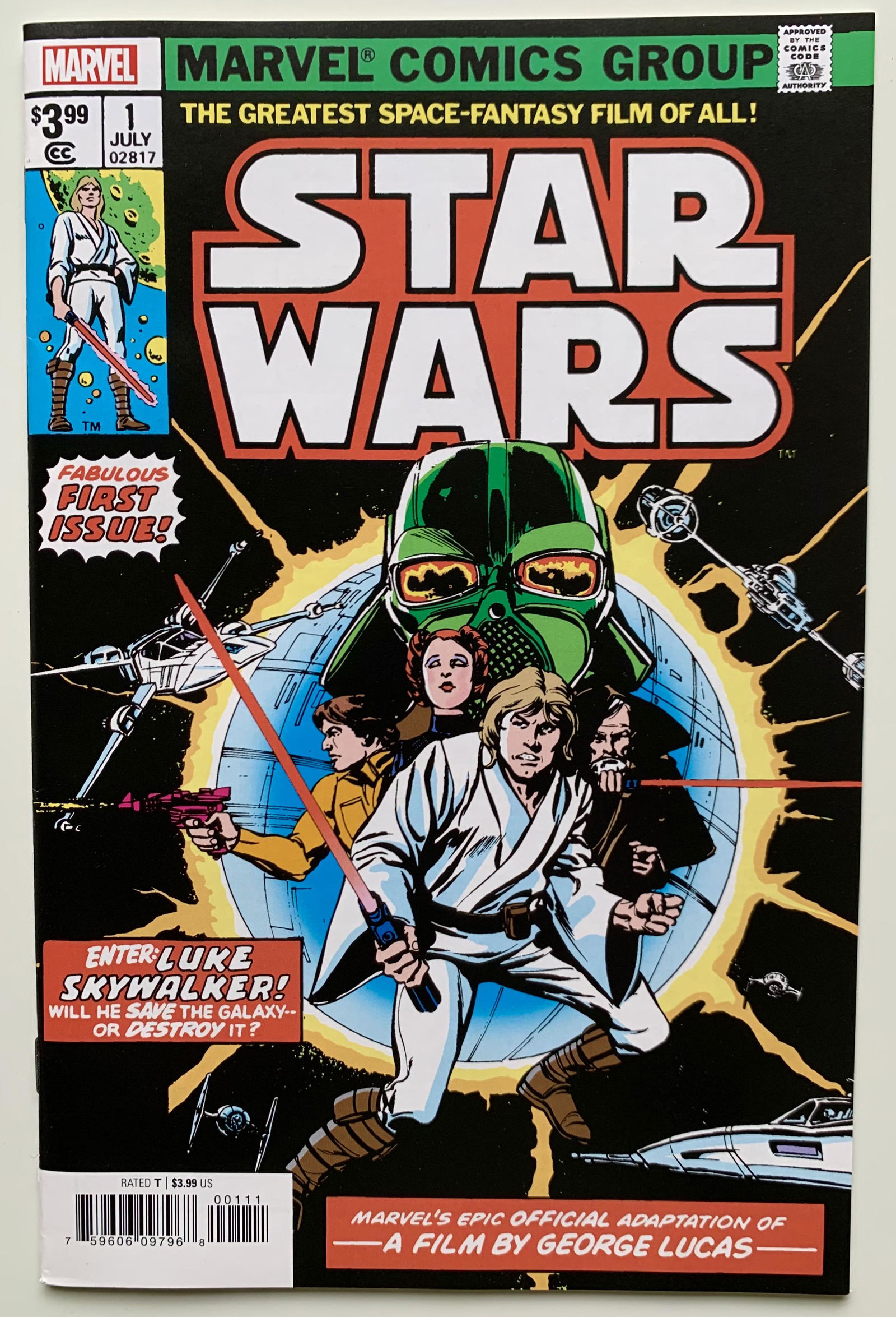 STAR WARS #1 (MARVEL COMICS) REPRINT (1 of 1)