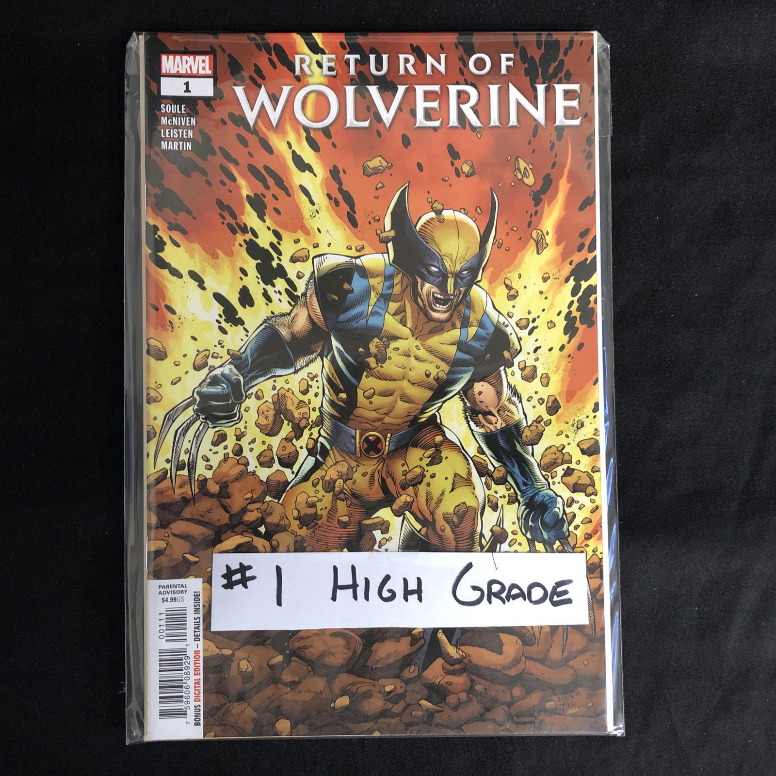 RETURN OF WOLVERINE #1 (MARVEL COMICS) (1 of 1)