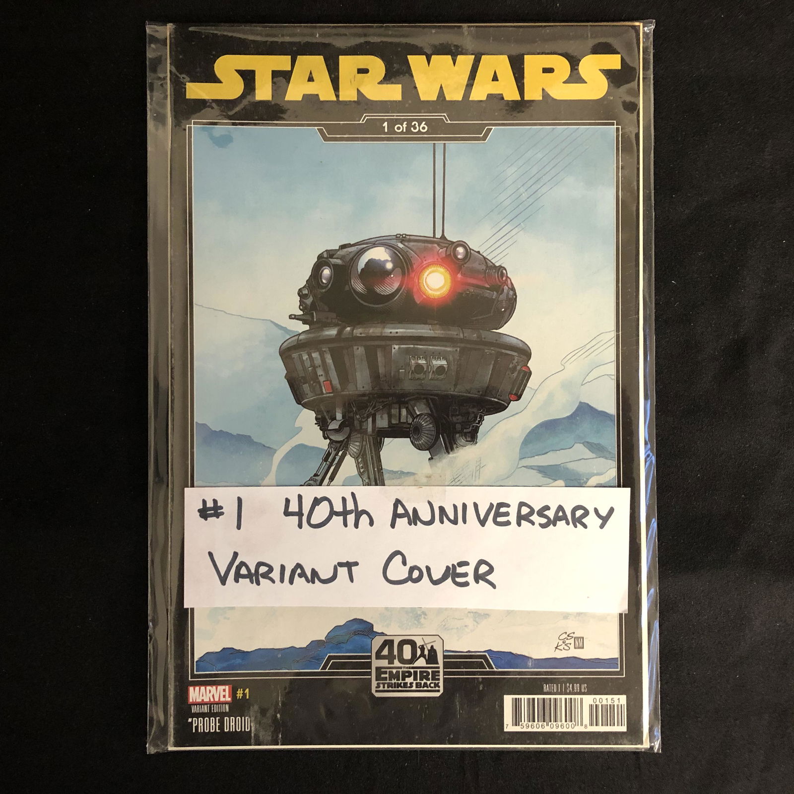 STAR WARS #1 (40th ANNIVERSARY MARVEL VARIANT COVER) (1 of 1)